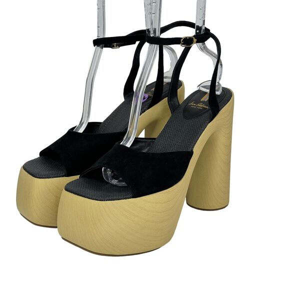 Sam Edelman Women\'s Grayson Platform Sandal SZ 10.5 Black Ultra Heel Chunky NEW main image 2
